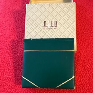 Vintage Alfred Dunhill Green cosmetic compact